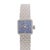 Vintage Omega Geneve Ladies 18k White Gold Blue Dial Square Mesh Bracelet Watch For Sale In Miami - Image 6 of 15