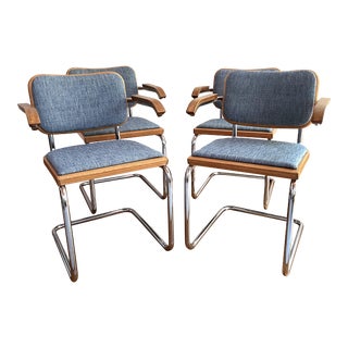 1980s Knoll Cesca Dining Chairs - Set of 4 For Sale