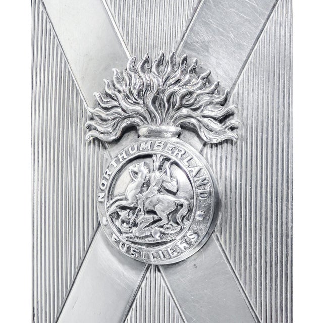 Silver Sterling Silver Cigarette Case, 1918 For Sale - Image 8 of 18