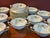 Cream 1960s Royal Crown Derby “Marquis” Pattern A1222 Bone China Cream Soup Bowls & Underplates, Set of 10 For Sale - Image 8 of 12