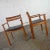 Wood Scandinavian Modern Teak Armchairs With Brushed Charcoal Fabric Seat Cushions, a Pair For Sale - Image 7 of 13