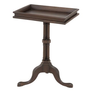 Edwardian Mahogany Stained Side Table For Sale