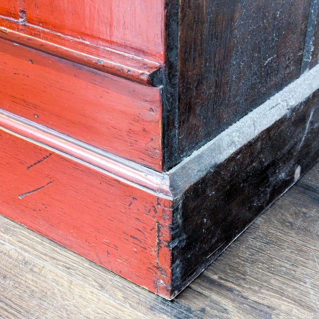 Wood Antique Chinese Cabinet For Sale - Image 7 of 10