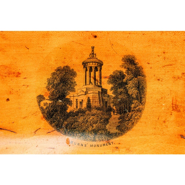 A wonderful and unusually large piece of Victorian Scottish souvenir ware, this circa 1860 Mauchline ware box is rich with...