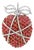 Gia Certified Natural 50 Ct Ceylon Nh Ruby & 8 Ct Diamond Apple 18 K Pin/Brooch For Sale