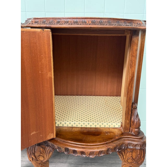 Walnut Bedside Tables, 1930s, Set of 2 For Sale - Image 9 of 18