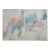 Vintage Marilyn Bergstrom Signed Pastel Abstract Diptych – Set of 2 For Sale