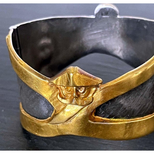 French Art Bronze Bracelet by Line Vautrin For Sale In Atlanta - Image 6 of 14