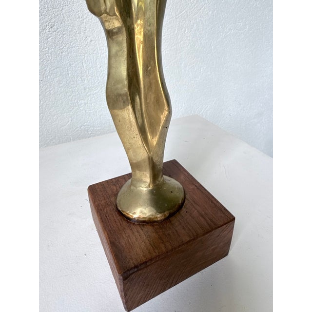 Abstract Bronze Statue of an Odalisque Couple, 1970s For Sale - Image 18 of 18