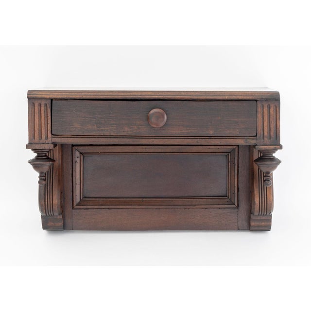 American Empire Style Mahogany Wall Console For Sale - Image 4 of 10