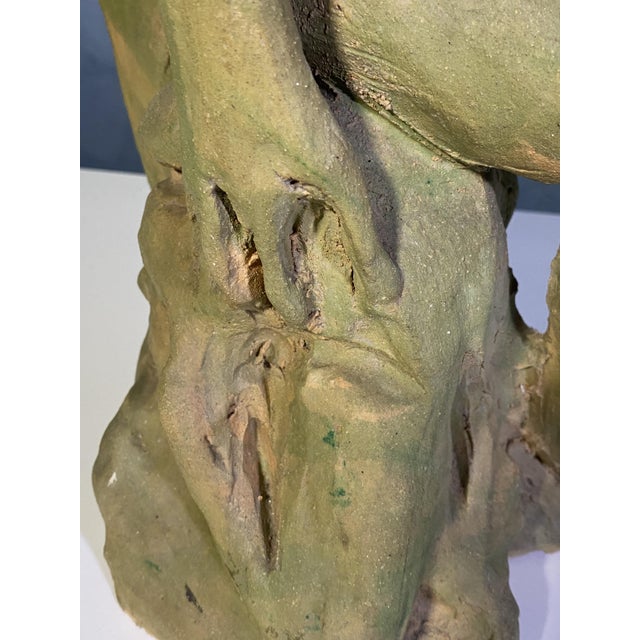 Terracotta Sculpture Ceccardi the Mermaid Metamorphosis, 1974 For Sale - Image 10 of 14