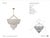 We ordered this light for a client recently divorced trying to update his home. His daughters wanted a crystal chandelier...