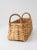 Late 20th Century Vintage Wicker Basket With Bentwood Handles For Sale - Image 5 of 10