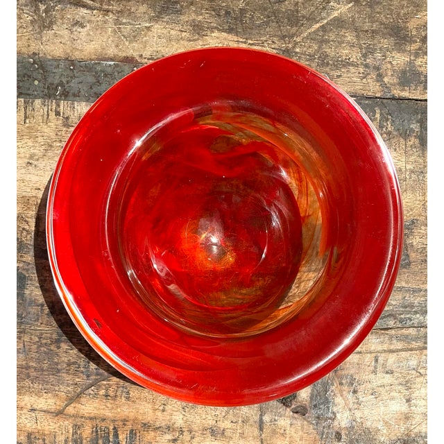Vintage Kosta Boda Glass “Atoll” Bowl For Sale - Image 10 of 12