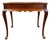 Vintage Queen Anne Style Mahogany Tea Table For Sale