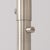 Modern Luna Bella Torchiere Floor Lamp 70" H - Matte Black/Silver Shade, Satin Nickel Body, Modern Design, Dimmable, Bulb Included For Sale In Los Angeles - Image 6 of 7