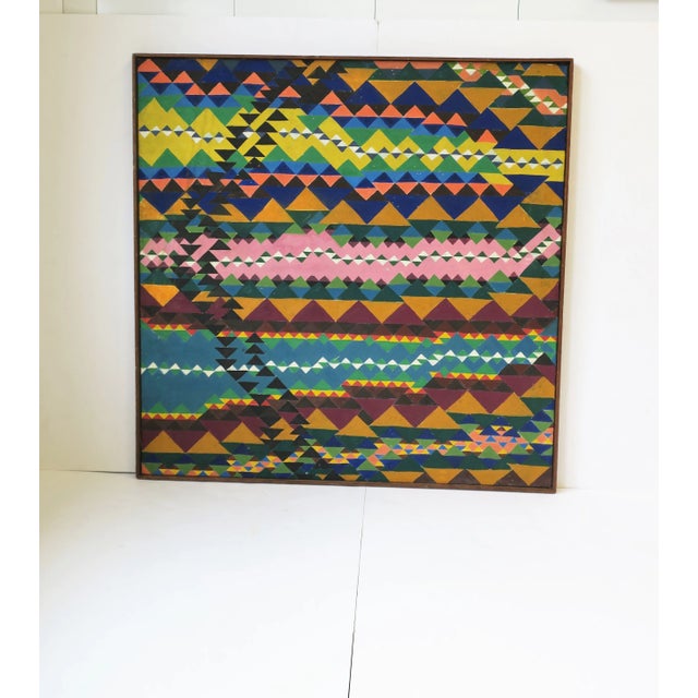 Abstract Artwork Painting, Circa 1960s, Large For Sale - Image 9 of 13