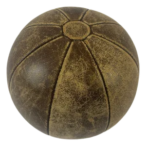 Leather Medicine Ball, Poland, 1950s