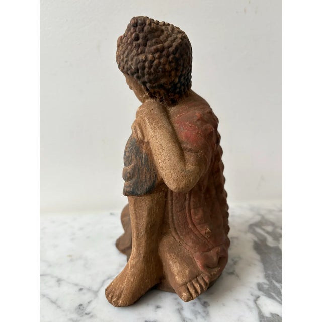 Liao Dynasty Wooden Buddha Statue. Chinese wood carving.