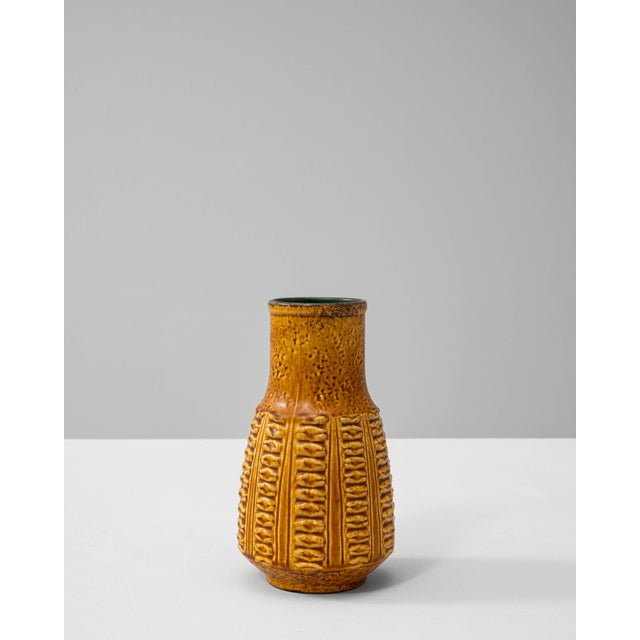1960s German "W. Germany" Ceramic Vase For Sale - Image 10 of 18