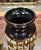 Burnt Umber Pair of Rare U - Keramik West German Vases in the Abstrakt Brutalist Series For Sale - Image 8 of 12