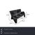This set consists of a two-seater sofa and two matching armchairs from the Leolux Echnaton model. with this combination,...