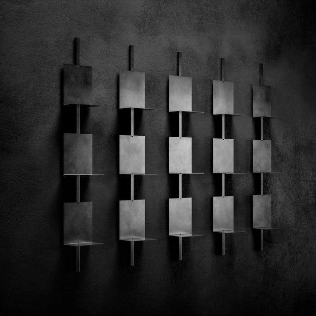 Kinko Shelf in Stainless Steel by Zincutec For Sale - Image 6 of 8