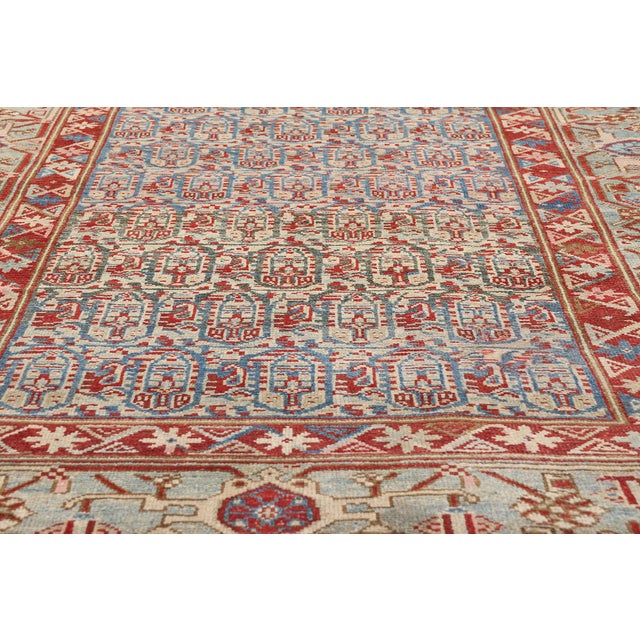 Early 20th Century Antique Persian Malayer Rug, 04'01 X 06'04 For Sale - Image 5 of 10