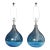 Mid 20th Century Seguso Style Hand Blown Murano Lamps - a Pair For Sale