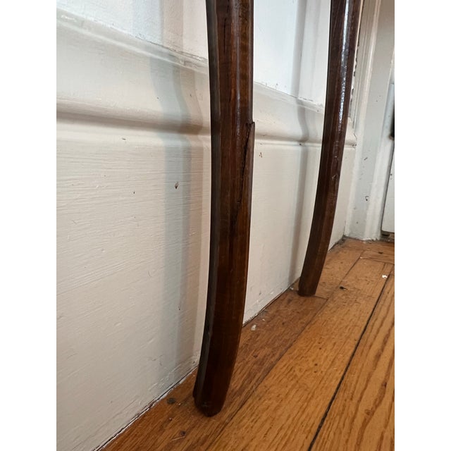 French Style Vintage Kidney Shaped Side Table For Sale In Buffalo - Image 6 of 8