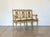 Bench in Lacquered Wood and Vienna Straw, 1960s For Sale - Image 10 of 10
