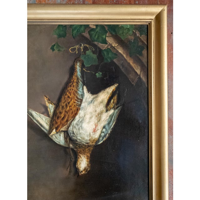 19th Century Continental European Painting of Game Birds For Sale - Image 4 of 16