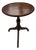Vintage Petite Georgian Revival Mahogany Wine Table For Sale