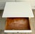 1970s Thomasville Nightstand Newly Refinished in White With Hand-Painted Gold Details For Sale In Los Angeles - Image 6 of 12