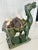 Mid-Century Modern Mid 20th Century Ceramic Green Glazed Camel Statue For Sale - Image 3 of 7