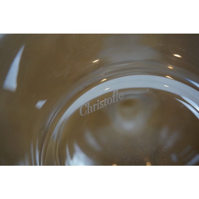 Vintage Christofle Crystal Wine Bottle Decanter Vase For Sale - Image 12 of 12