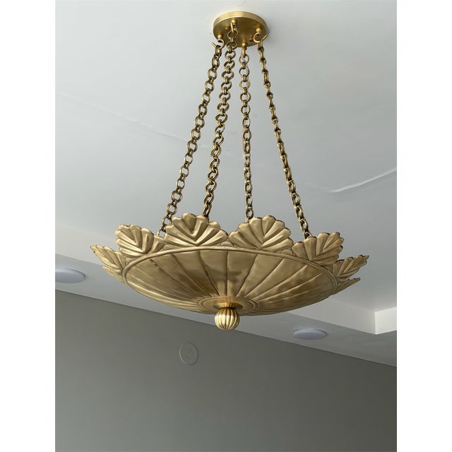 Brass Unique Design Brass Pendant Light Fixture For Sale - Image 8 of 13