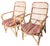 Wood Pr. Coastal Style Mid 20th Century Bamboo Rattan Lounge Chairs For Sale - Image 7 of 12