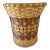 Vintage Tall Waste Basket or Planter Basket For Sale