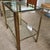 Transitional Brass and Glass Side Tables - a Pair For Sale In New York - Image 6 of 9