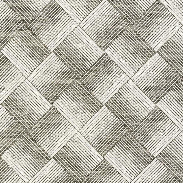 This clean contemporary basketweave pattern has a remarkably luxurious hand. Sold as a 2-yard minimum Content: 46%...