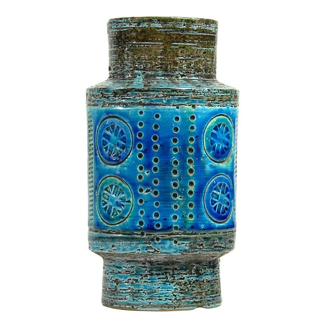 Small Italian Ceramic Vase by Aldo Londi for Bitossi, 1960s For Sale - Image 9 of 9