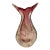 Mid 20th Century Large 15" Flavio Poli for Seguso Murano Glass Vase - Pink Sommerso Bullicante For Sale