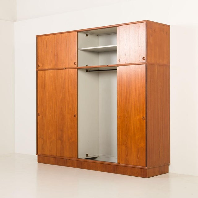 Large Wardrobe in Teak by Melvin Mikkelsen, Denmark, 1960s For Sale - Image 9 of 18