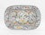 Set of Six Portuguese Meiselman Imports Porcelain Serving Platters, with all-over wildlife motif, comprising: three...