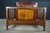 Wood Antique Edwardian Neoclassical Style Mahogany Fruitwood Inlaid Bed Frame For Sale - Image 7 of 18