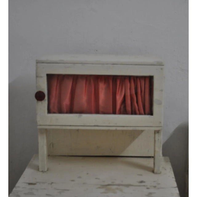 Red Antique Hungarian Nightstands, Set of 2 For Sale - Image 8 of 9