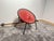 1960s Balloon Lounge Chair in Red Suede & Metal by Hans Olsen For Sale - Image 5 of 18