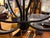 Black Scrolling Iron Chandelier For Sale - Image 8 of 12