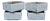 Swiss Fiber Cement Planters, 1950s, Set of 4 For Sale